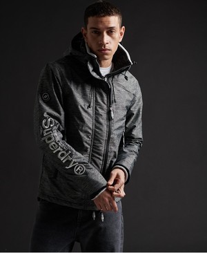 Superdry Limited Edition Blockneck SD-Windcheater Férfi Kabát Fekete/Titán | ROZYN6754